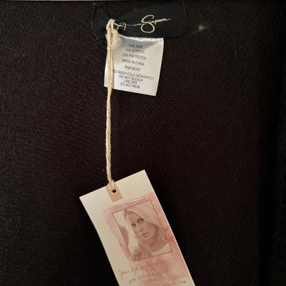 Jessica Simpson Shaw Wrap Cardigan - Picture 3 of 3